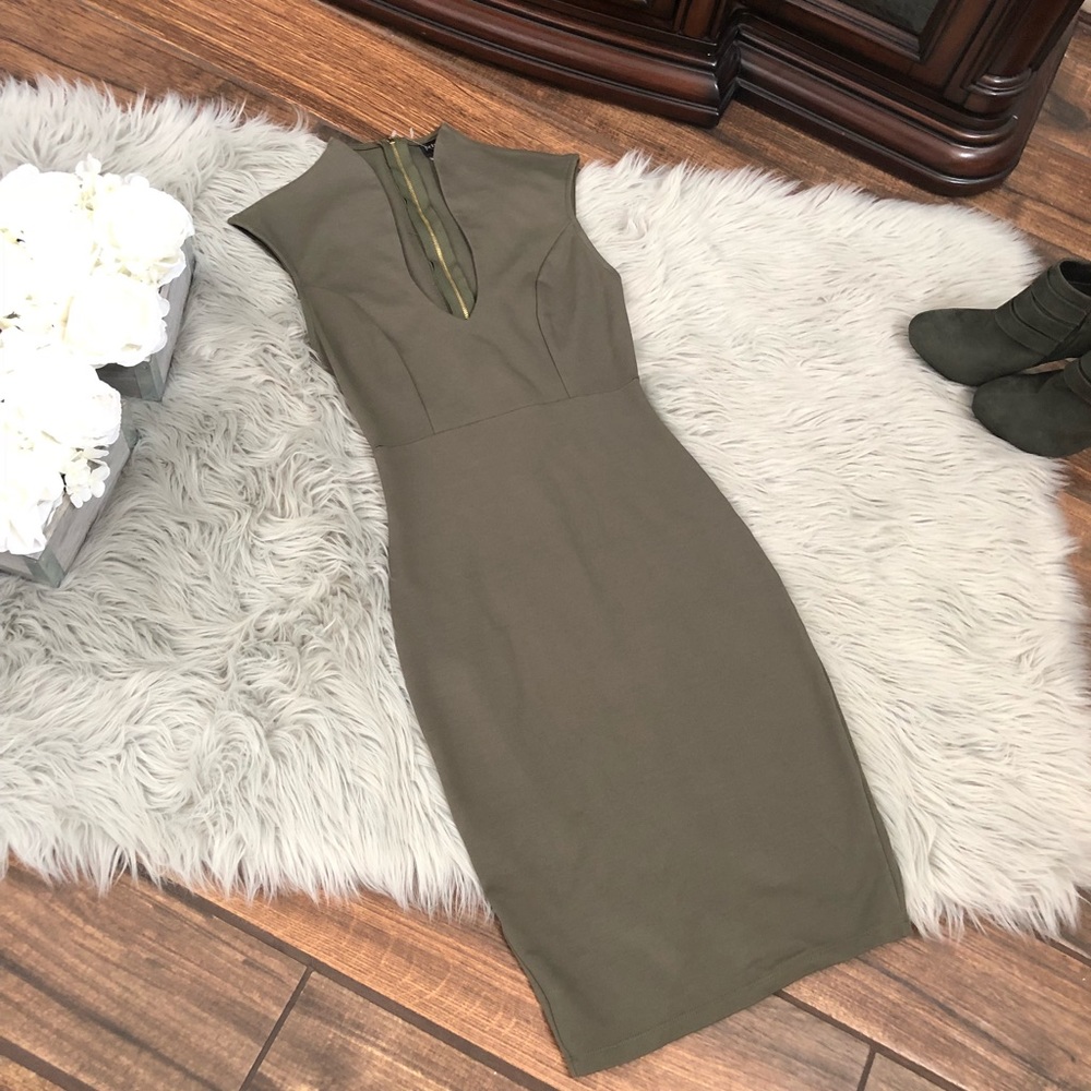 Privy olive dress